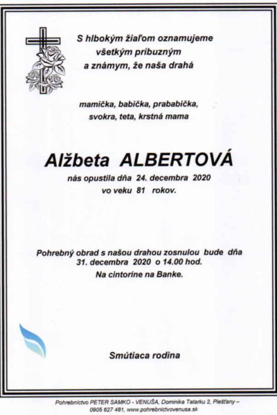 Albertová