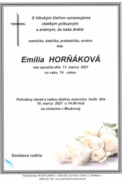 Horňáková