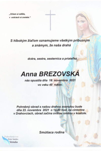 p. Brezovská
