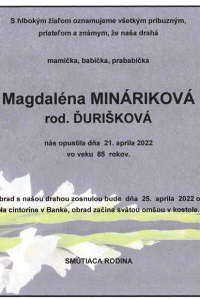 Mináriková