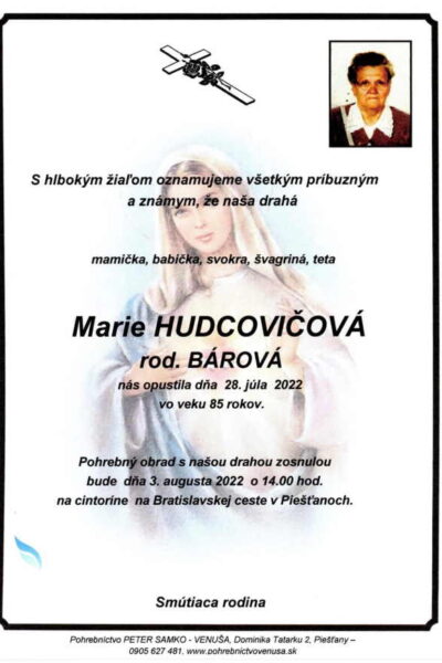 Hudcovičová