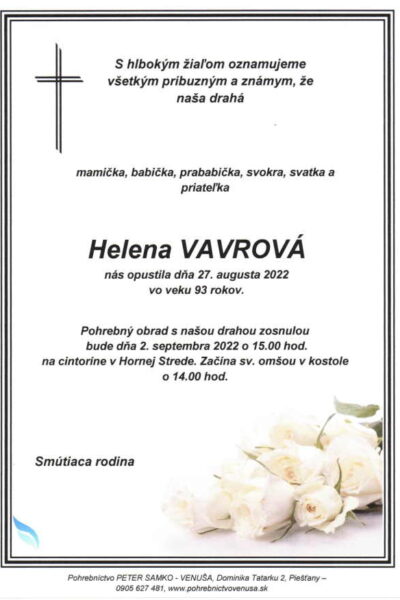 Vavrová
