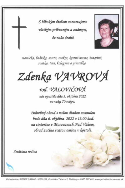 Vavrová