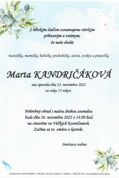 Kandričáková