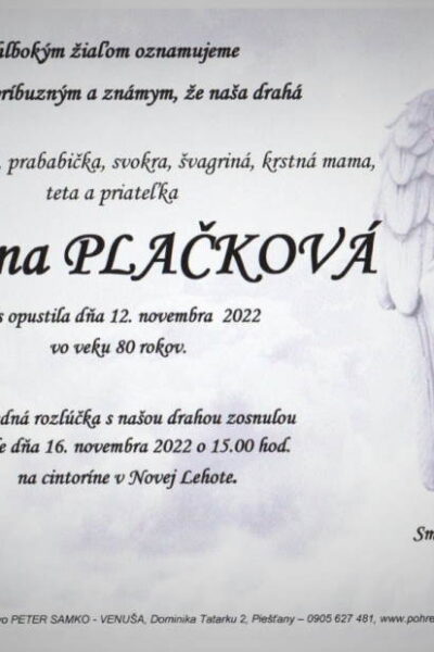 Plačková