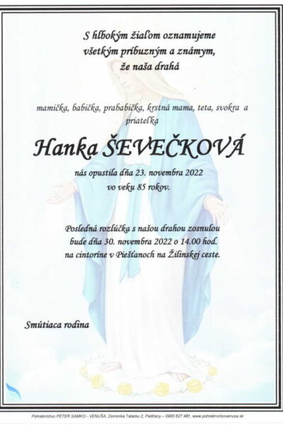 Ševečková