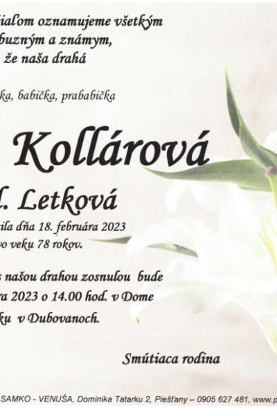 Kollárová