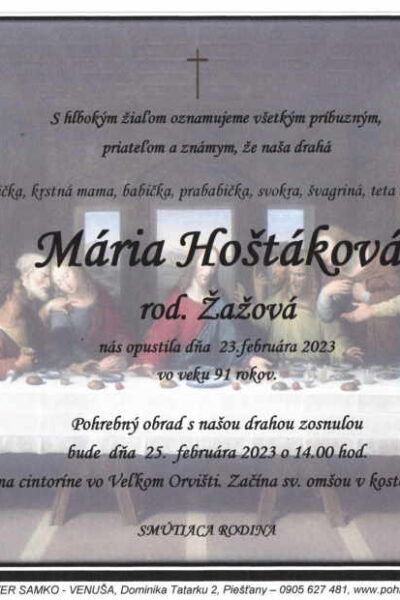 Hoštáková