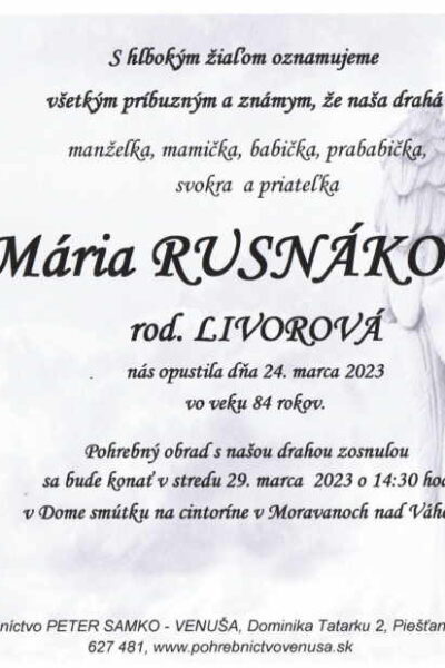 Rusnáková