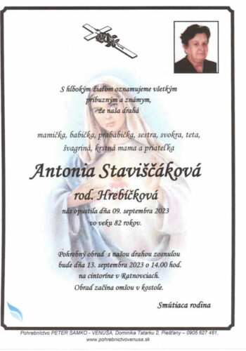 Staviščáková