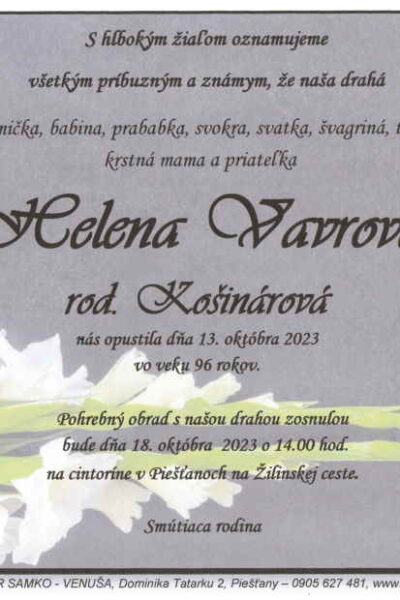 Vavrová