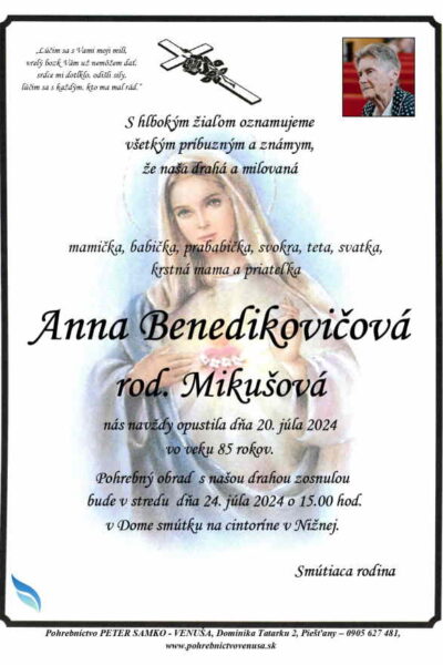 Benedikovičová