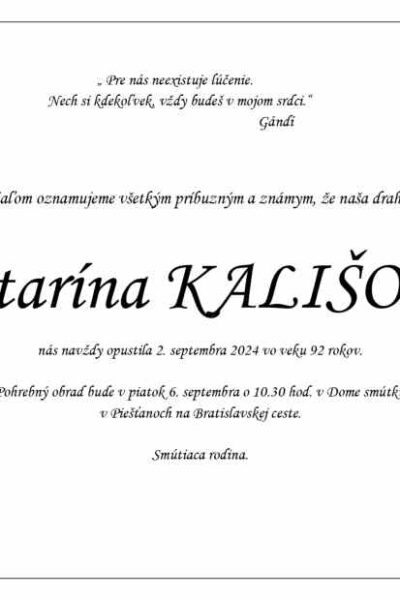 Kališová