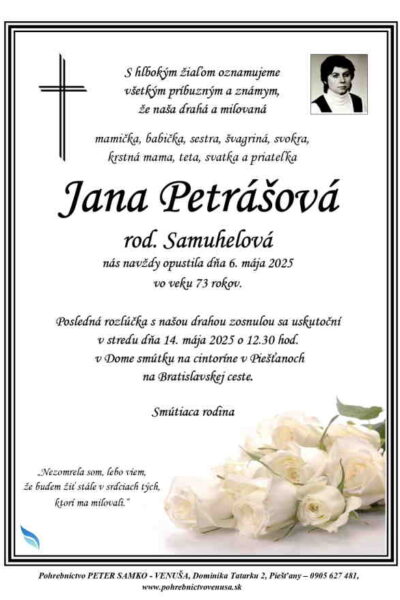 Petrášová