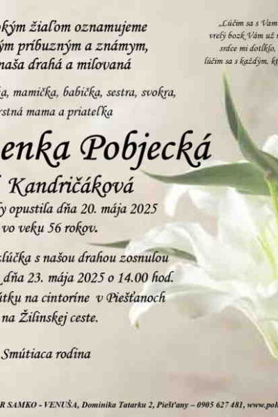 Pobjecká