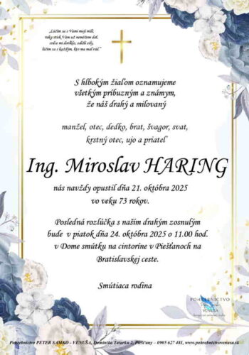 Ing. Haring Ing. Haring