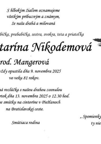 nikodemova nikodemova