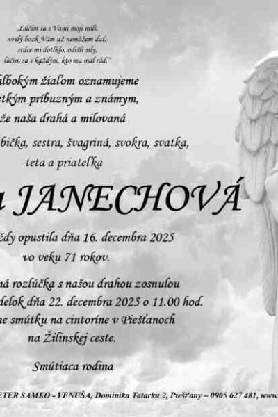 Janechová