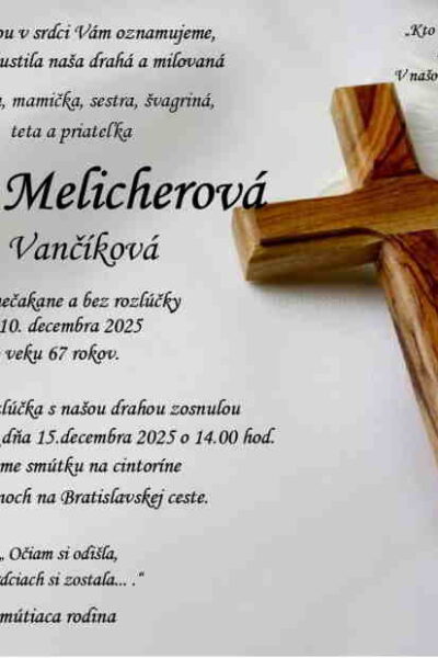 Melicherová