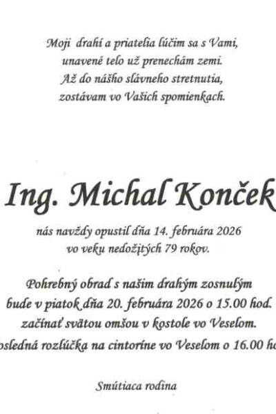 Konček