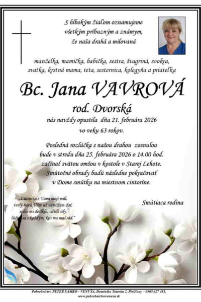 Vavrová
