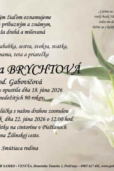 Brychtová