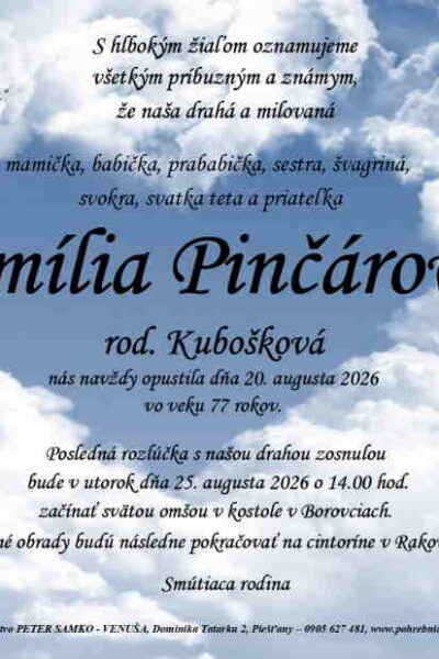 Pinčárová